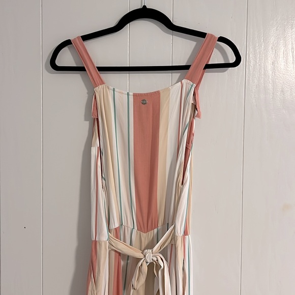 Roxy Striped Boho Style Jumpsuit - Picture 2 of 12
